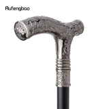 Silver Wolf Crest Cane
