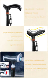 CarbonStep Quad Support Cane
