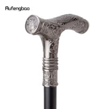 Silver Wolf Crest Cane