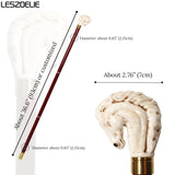 Equestrian Crest Beechwood Cane