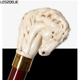 Equestrian Crest Beechwood Cane