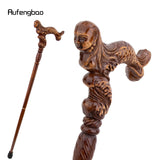 Mermaidcrest Wooden Cane