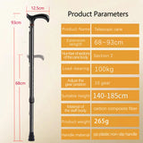 CarbonStep Quad Support Cane